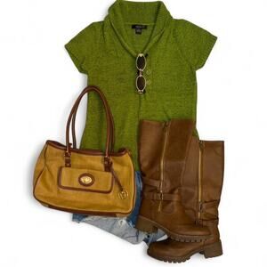 vtg 70s 90s y2k fairycore whimsical boho earthy knit spring